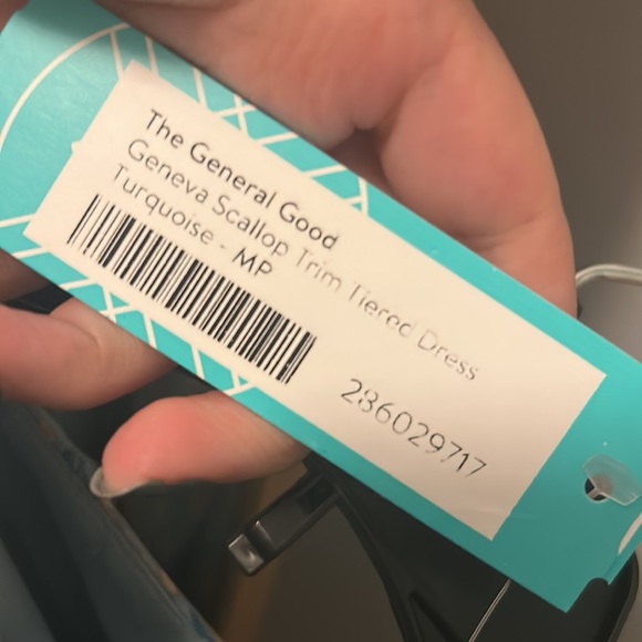 Geneva Scallop Trim Tiered Dress - Picture 3 of 4